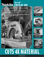 Предварительный просмотр 1 страницы Makita 5104 Specifications