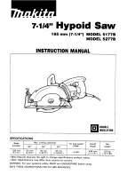 Preview for 1 page of Makita 51778 Instruction Manual