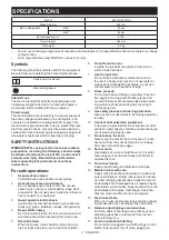 Preview for 2 page of Makita 5201NA Instruction Manual