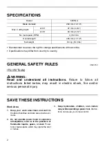 Preview for 2 page of Makita 5201NA Instructional Manual