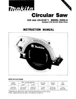 Makita 5402-A Instruction Manual preview