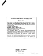 Предварительный просмотр 12 страницы Makita 5402-A Instruction Manual