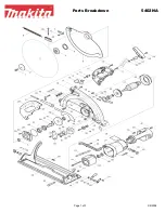 Makita 5402NA Parts Breakdown preview