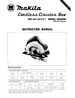 Makita 5600DW Instruction Manual preview