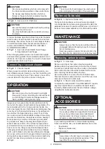 Preview for 8 page of Makita 5604R Instruction Manual