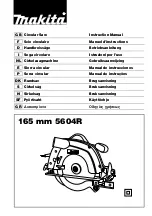 Preview for 1 page of Makita 5604RK Instruction Manual