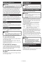 Preview for 8 page of Makita 5606B Instruction Manual