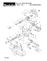 Makita 5620DWA Parts Breakdown preview