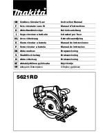 Предварительный просмотр 1 страницы Makita 5621RD Instruction Manual