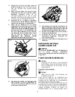 Предварительный просмотр 34 страницы Makita 5704R Instruction Manual