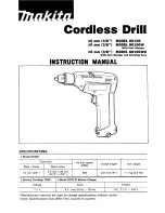 Предварительный просмотр 1 страницы Makita 6010D Instruction Manual