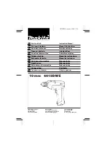 Makita 6015DWE Instruction Manual preview