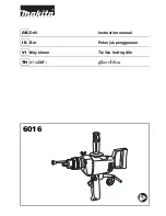 Preview for 1 page of Makita 6016 Instruction Manual