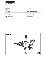 Makita 6016 Instruction Manual preview