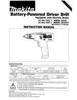 Preview for 1 page of Makita 601D Instruction Manual