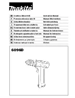 Preview for 1 page of Makita 6096D Instruction Manual