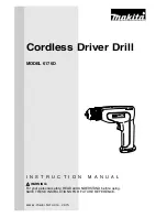 Makita 6176D Instruction Manual preview