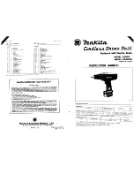 Makita 6200D Instruction Manual предпросмотр