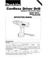 Предварительный просмотр 1 страницы Makita 6201D Instruction Manual