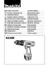 Makita 6222D Instruction Manual preview