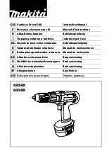 Preview for 1 page of Makita 6236D Instruction Manual