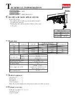 Preview for 1 page of Makita 6305 Technical Information