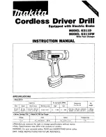 Makita 6311D Instruction Manual preview