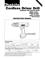 Makita 6312DW Instruction Manual preview