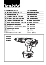 Предварительный просмотр 1 страницы Makita 6319D Instruction Manual