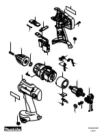 Preview for 1 page of Makita 6349DWDE Parts Breakdown