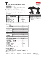 Makita 6391D Technical Information предпросмотр