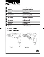 Предварительный просмотр 1 страницы Makita 6402 DP4700 Instruction Manual