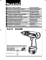 Preview for 1 page of Makita 6503D Instruction Manual