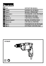 Makita 6510LVR Instruction Manual предпросмотр