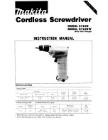 Preview for 1 page of Makita 6710D Instruction Manual