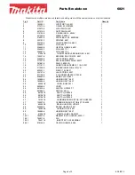 Preview for 2 page of Makita 682 Parts Breakdown