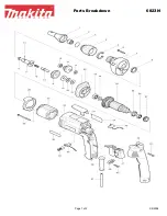 Предварительный просмотр 1 страницы Makita 6823N Parts Breakdown