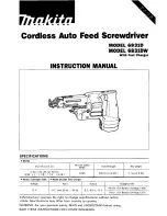 Makita 6831D Instruction Manual preview