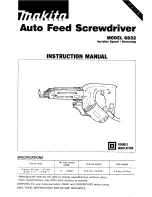 Preview for 1 page of Makita 6832 Instruction Manual