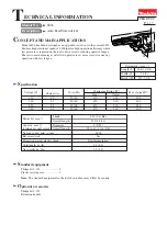 Makita 6836 Technical Information preview