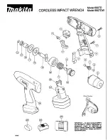 Makita 6907DW Parts Manual предпросмотр