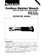 Makita 6912D Instruction Manual предпросмотр