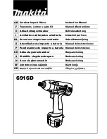 Makita 6916D Instruction Manual preview