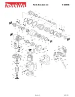 Makita 6922NB Parts Breakdown предпросмотр