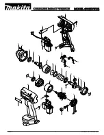 Preview for 1 page of Makita 6933FDWDE Parts List