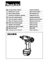 Preview for 1 page of Makita 6934FD Instruction Manual