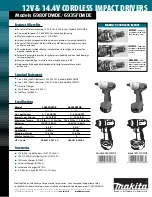 Preview for 2 page of Makita 6935FDWDE Specifications