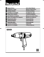 Makita 6951 Instruction Manual preview