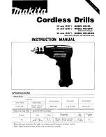 Preview for 1 page of Makita 6OLODW Instruction Manual