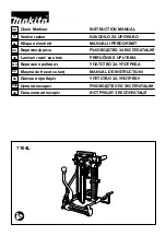 Preview for 1 page of Makita 7104L Instruction Manual